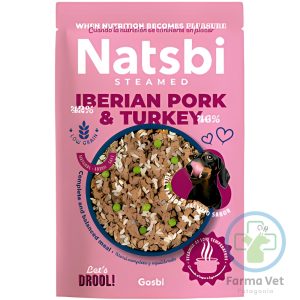 NATSBI IBERIAN PORK & TURKEY 200 G Comida al Vapor Gourmet