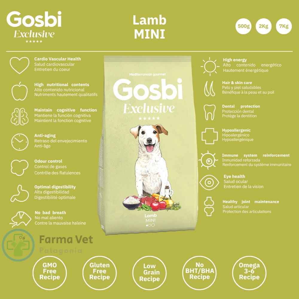 EXCLUSIVE LAMB MINI 2KG Alimento de Cordero para Perros Mini - Imagen 4