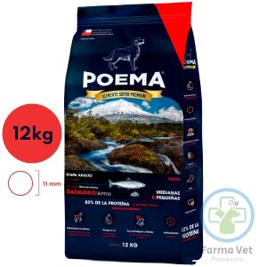 POEMA SALMÓN & ARROZ ADULTOS 12 KG Alimento Hipoalergénico