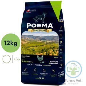 POEMA POLLO & ARROZ SENIOR 12 KG Alimento para Perros