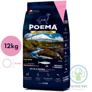 POEMA SALMÓN & ARROZ SENIOR 12KG Alimento Hipoalergénico