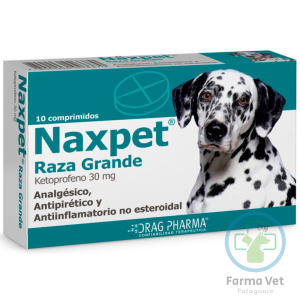 NAXPET 30 MG 10 COMPRIMIDOS Analgésico y Antiinflamatorio
