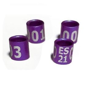 ANILLA 2023 Policarbonato 2,7mm x 25 uds. Jilgueros