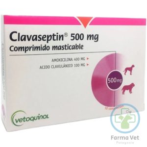 CLAVASEPTIN 500 MG 10 COMPRIMIDOS Antibiótico para Mascotas
