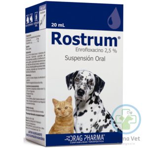 ROSTRUM 2.5% SUSPENSIÓN ORAL 20 ML Potente Antibiótico