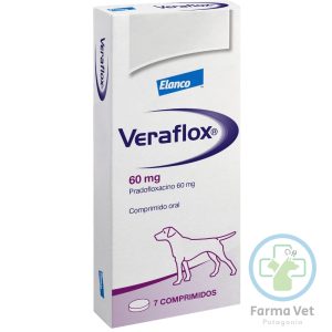 VERAFLOX 7 COMPRIMIDOS 60 MG Antibiótico para Mascotas