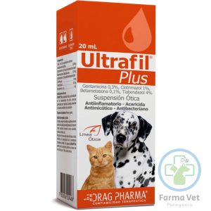 ULTRAFIL PLUS SUSPENSIÓN ÓTICA 20 ML Tratamiento para Otitis