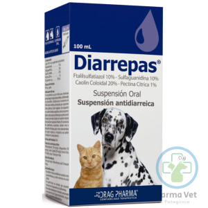 DIARREPAS 100 ML  Suspensión Antidiarreica para Mascotas