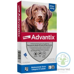 ADVANTIX PERRO 25 HASTA 40 KG Antiparasitario para Perros