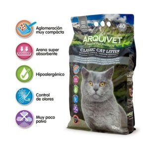 ARENA NATURAL BENTONITE Carbon Active 10 Kg.