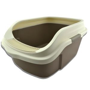 Sunny Pets – Arenero para Gatos con Rejilla para Limpieza de Patas