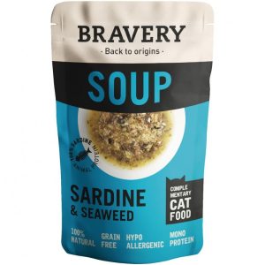 BRAVERY SOUP Sardina y algas 40GR