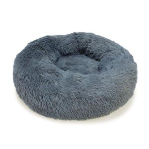 CAMA REDONDA SUAVE GRIS OSCURO 50cm.