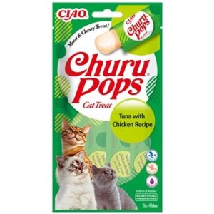 CHURU POPS Atún y Pollo 4x15GR