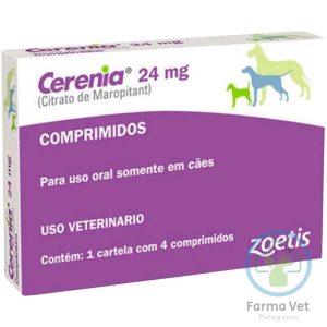CERENIA 24 MG 4 COMPRIMIDOS Antiemético para Perros