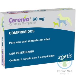CERENIA 60 MG 4 COMPRIMIDOS Antiemético para Perros