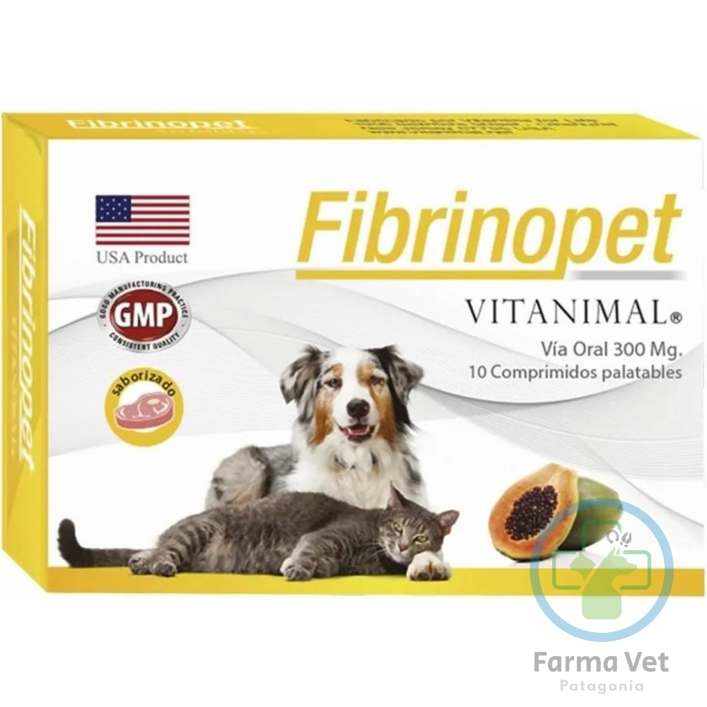 FIBRINOPET 300 MG 10 COMPRIMIDOS Antiinflamatorio Natural