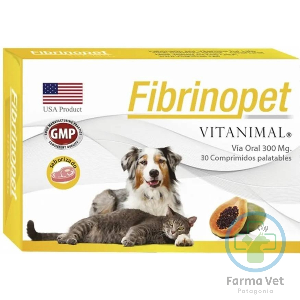 FIBRINOPET 300 MG 30 COMPRIMIDOS Antiinflamatorio Natural
