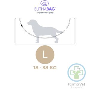 EUTHABAG TALLA L 18 A 38 KG Despedida para Mascotas