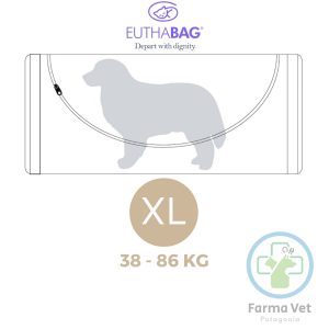 EUTHABAG TALLA XL 38 A 86 KG Despedida para Mascotas