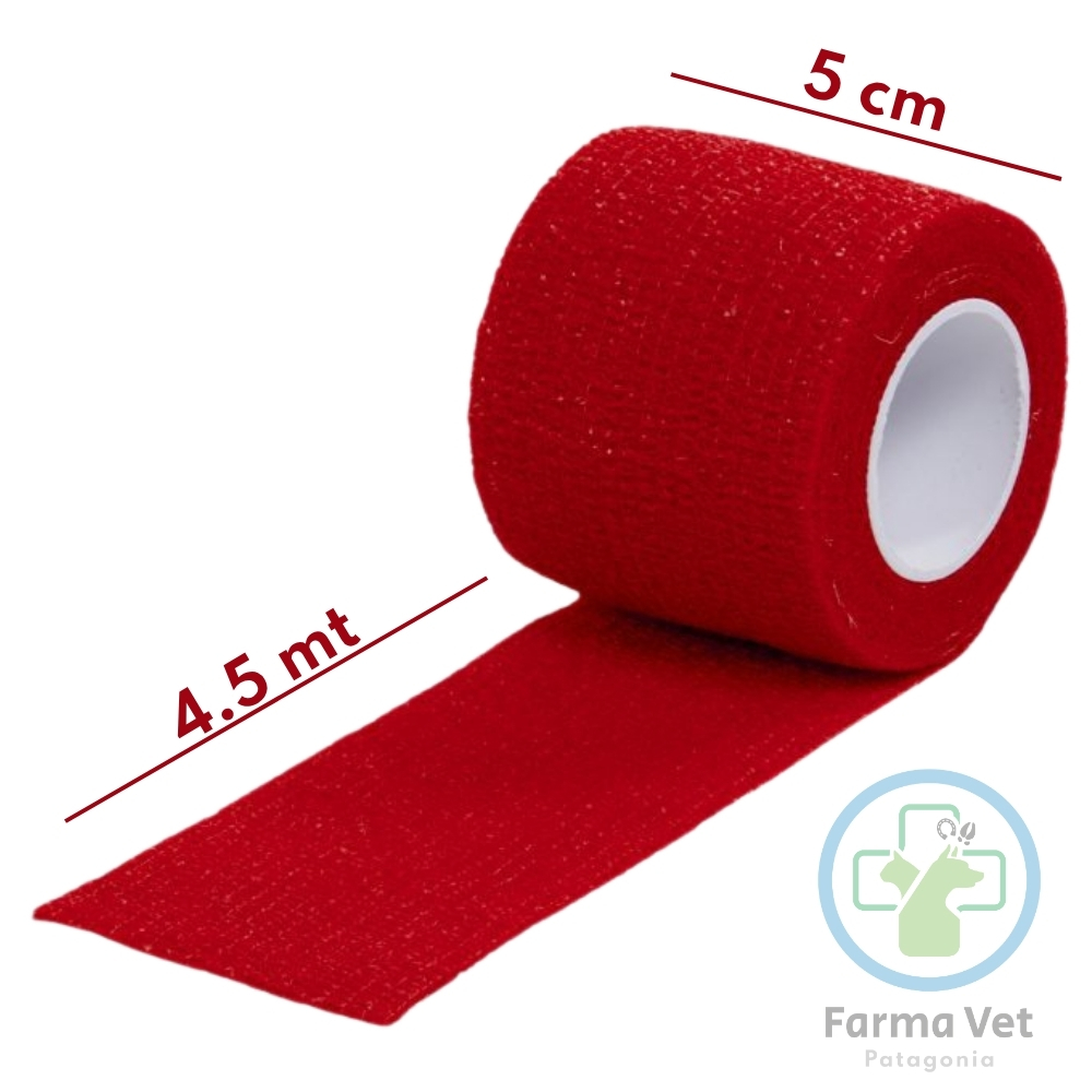 VENDA COHESIVA 5CM X 4.5MT Venda Autoadherente Veterinaria