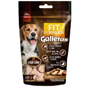 SNACK FIT FORMULA GALLETA PERRO SABOR CARNE 400GR