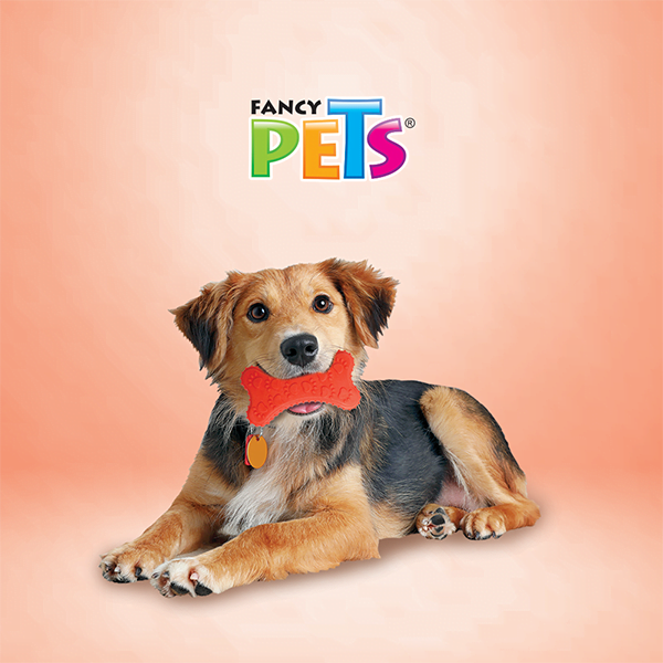 Fancy pets – Juguete para Perro Hueso de Caucho con Huellas - Imagen 2