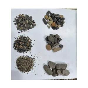 grava , piedras o gravillas naturales para acuarios por 1 kilo color negro de rio