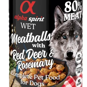 ALPHA SPIRIT CANINE ALBONDIGAS VENADO ROMERO 6X400GR