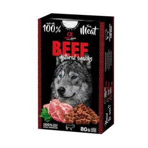 ALPHA SPIRIT CANINE TERNERA NATURAL SNACK 6X80GR