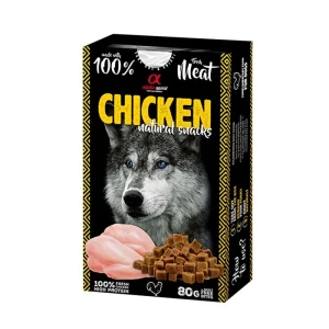 ALPHA SPIRIT CANINE POLLO NATURAL SNACK 6X80GR