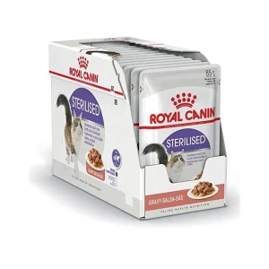 ROYAL FELINE ADULT STERILISED SALSA POUCH CAJA 12X85GR