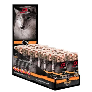ALPHA SPIRIT CANINE RISTRA PAVO CAJA 12X160GR