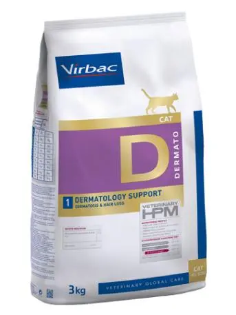VIRBAC HPM FELINE DERMATOLOGY SUPPORT D