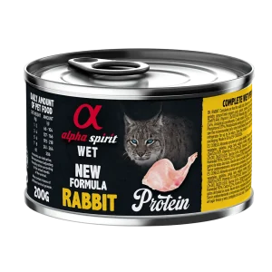 ALPHA SPIRIT FELINE CONEJO LATA CAJA 6X200GR