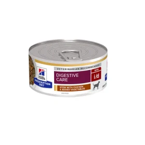 HILL’S HPD CANINE I/D ESTOFADO POLLO VERDURAS 24X156GR