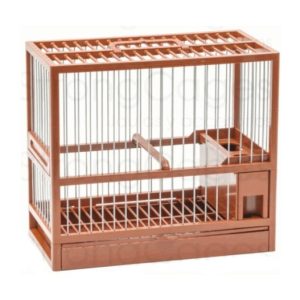 JAULA C-1 PARRILLA Y BANDEJA . Marron