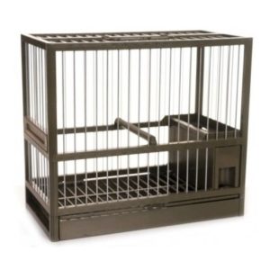 JAULA C-1 PARRILLA Y BANDEJA .Blanca