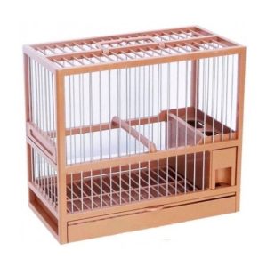 JAULA C-1 PARRILA Y BANDEJA. Color Madera