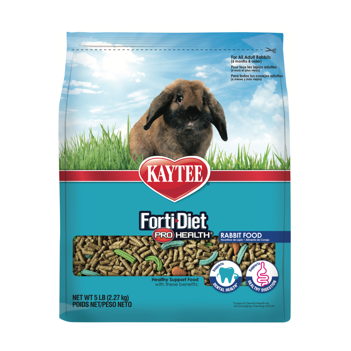 Kaytee Forti-Diet Pro Health Rabbit Food Alimento para Conejo 2.27 Kg