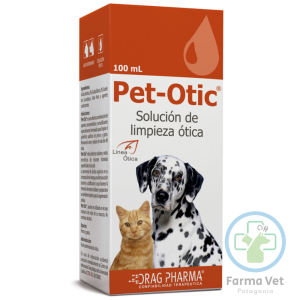 PET-OTIC 100 ML Limpiador de Oídos para Mascotas