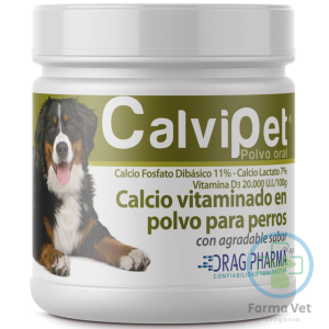 CALVIPET 100 G  Suplemento Calcio Vitaminas Huesos Perros