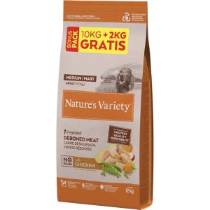 Nature´s Variety Adult Medium/Maxi Pollo Campero 10+2KG