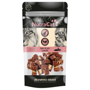 Cubos de pato y bacalao NutraCat 30 g