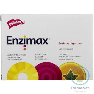 ENZIMAX 20 COMPRIMIDOS  Suplemento de Enzimas Digestivas