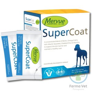 SUPER COAT PERRO >20 KG 30 SACHET X 15 ML Para piel y pelaje