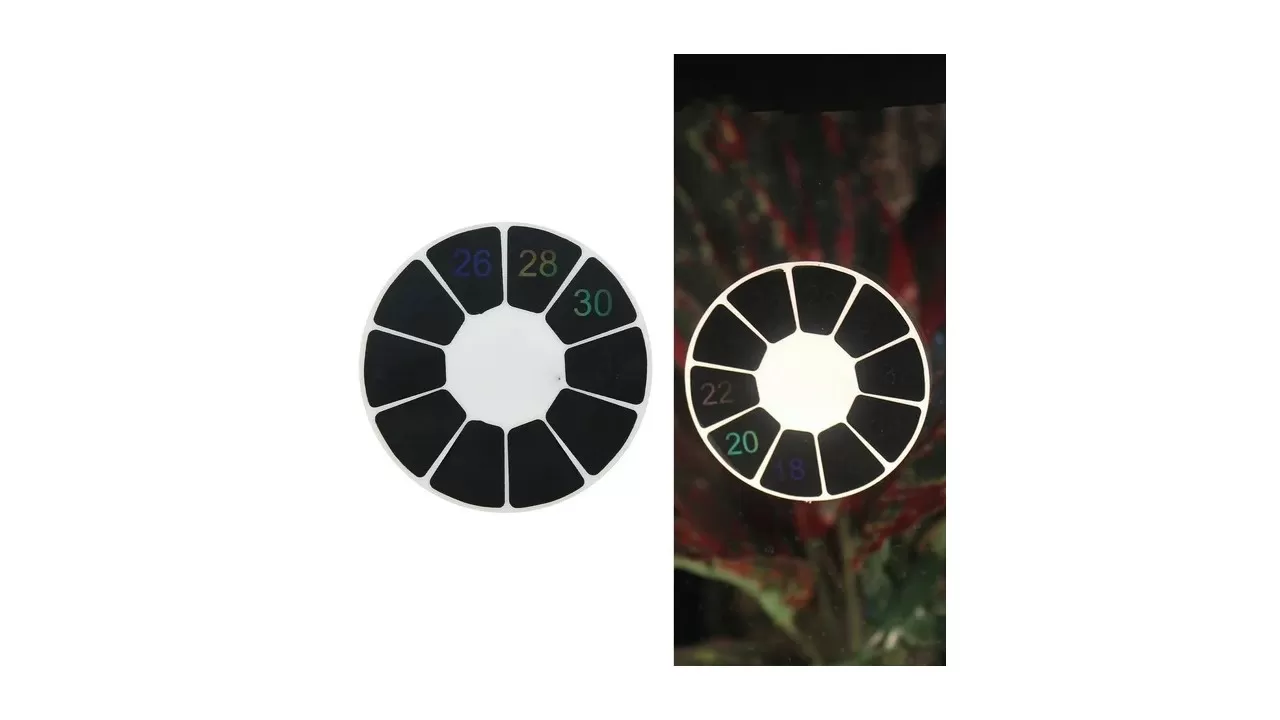 TERMOMETRO CIRCULAR DE PEGAR PARA ACUARIO