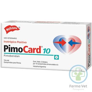 PIMOCARD 10 MG 20 COMPRIMIDOS Sostén cardíaco para Mascotas