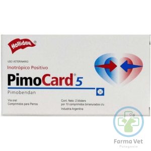 PIMOCARD 5 MG 20 COMPRIMIDOS Sostén cardíaco para Mascotas
