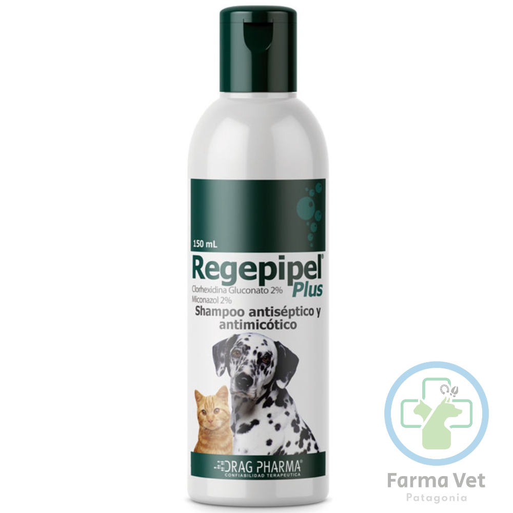 REGEPIPEL PLUS 150 ML Shampoo Medicado para Mascotas
